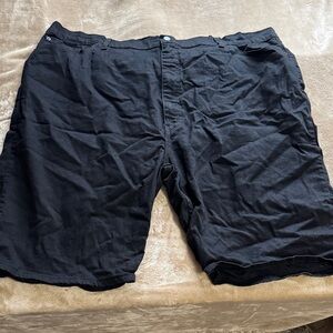 Levi's Men's Black Flat Front Shorts
